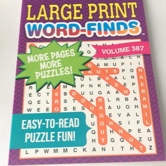 Easter Large print word finds puzzle books of two - Picture 2 of 4